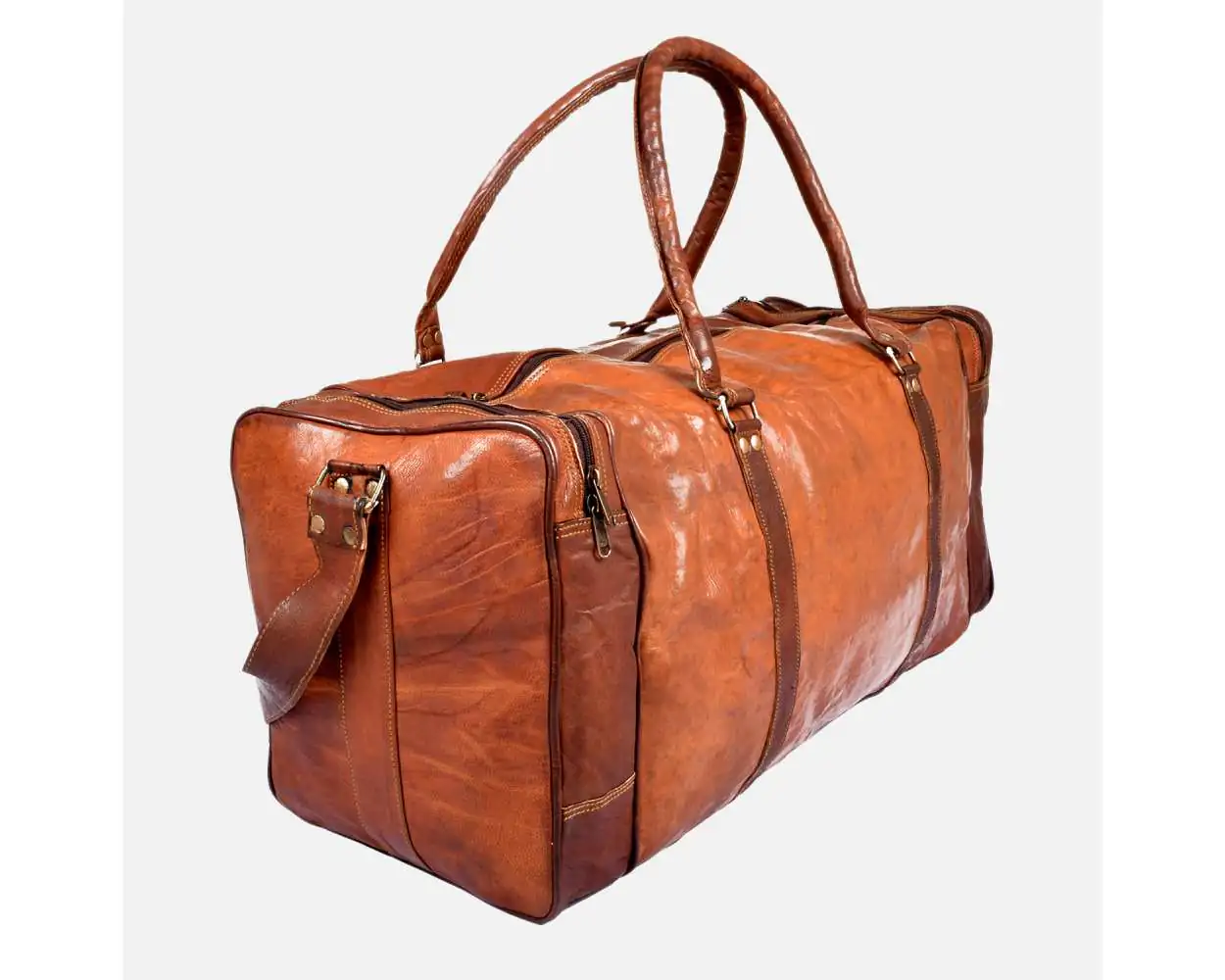 Best Vintage Leather Weekend Travel Bag