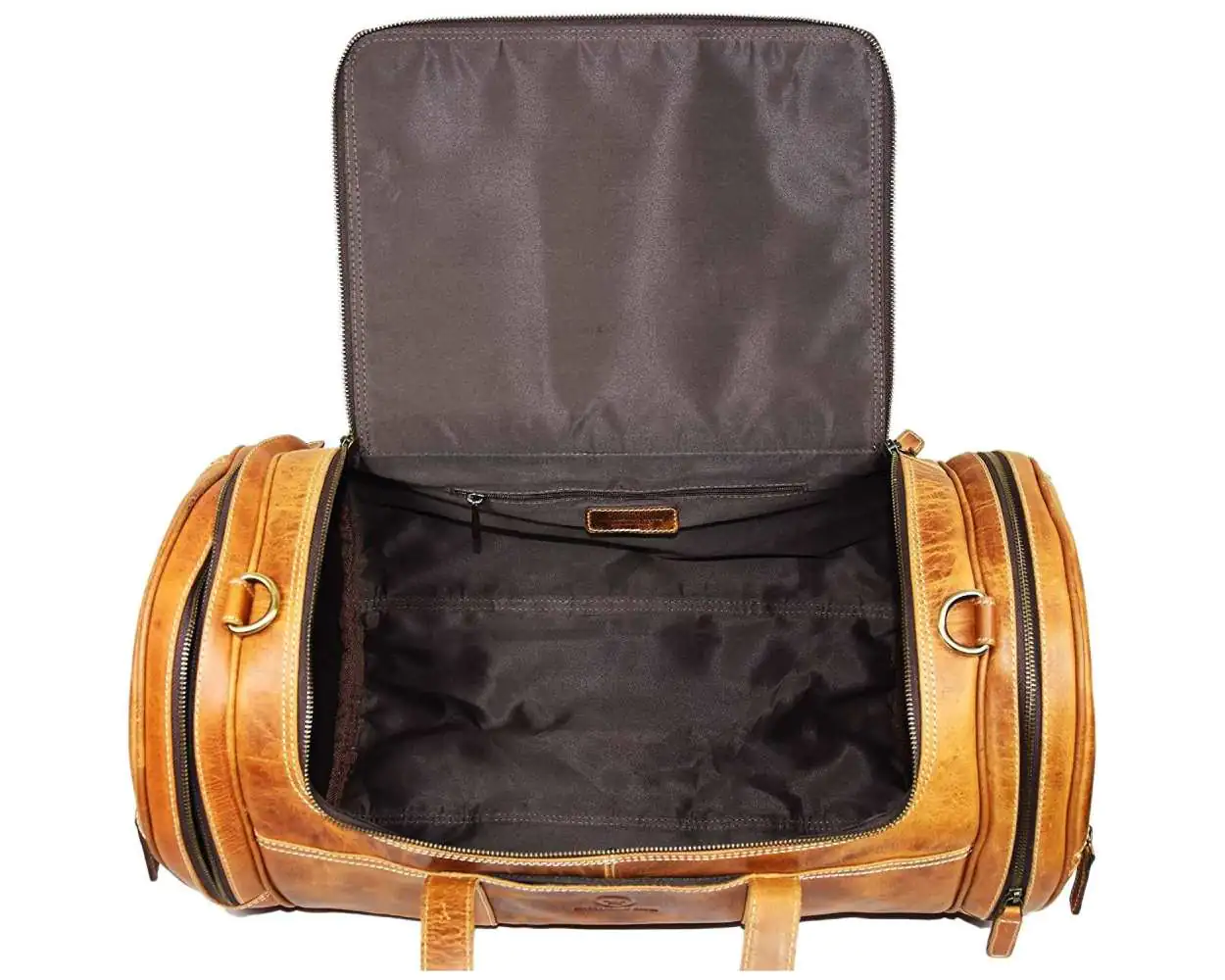Barrel Travel Weekend Leather Duffel Bag 20