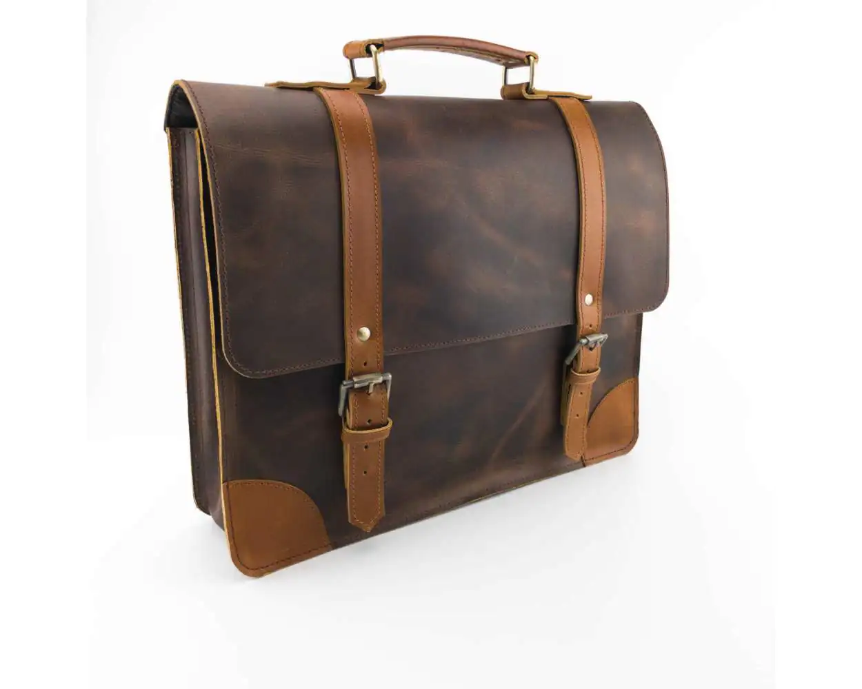 Everyday Designer Laptop Satchel Leather Bag Leather Bag