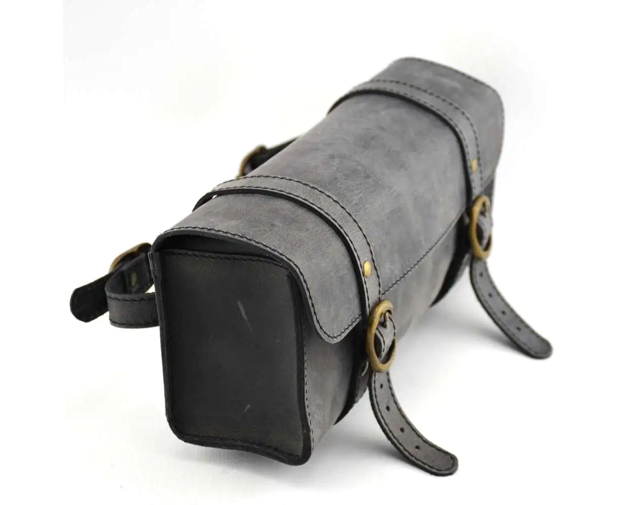 Leather Motorcycle Bag Motorcycle Tool Bags Black