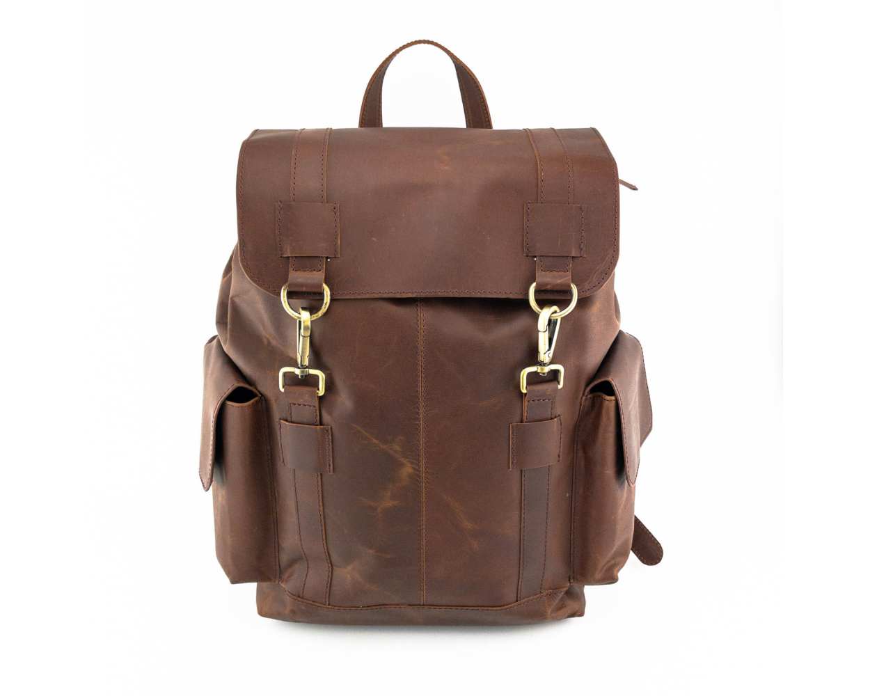 Genuine Leather Backpack - College Bag men women 16