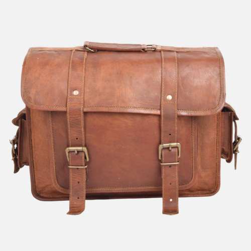 Leather Laptop Bag Rucksack – Vintage look