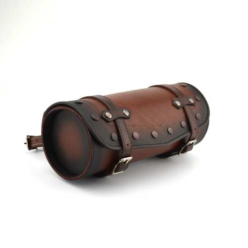 Leather Bike Saddle Bag, Bicycle Leather Tool Roll