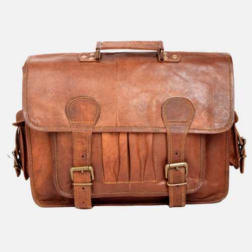 Leather Laptop Bag Satchel Bag Vintage Style  | High Quality Leather Bag